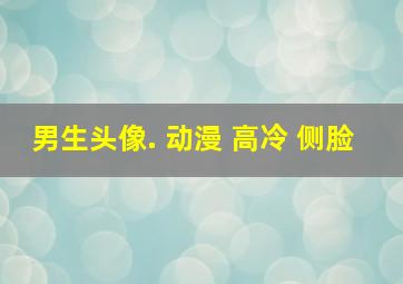 男生头像. 动漫 高冷 侧脸